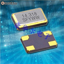 SXT53410AB17-25.000M,SUNTSU無線應(yīng)用晶振,5032mm無源晶振